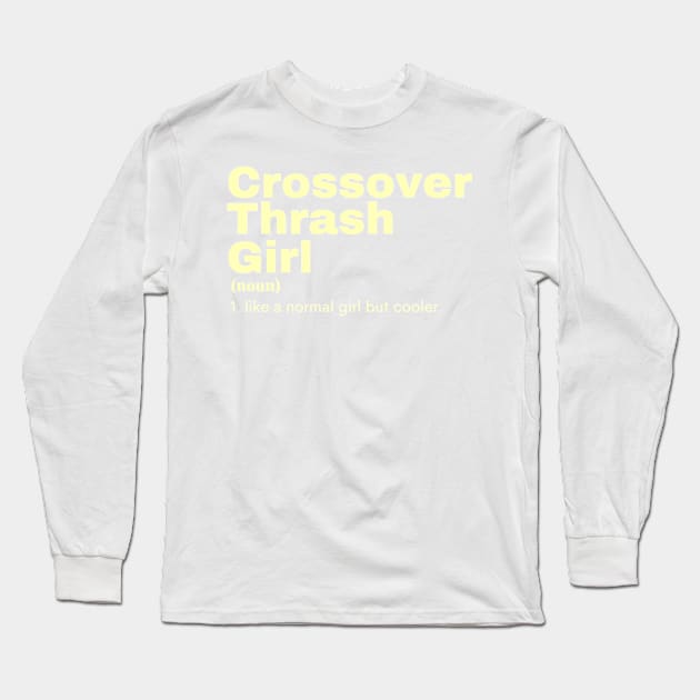 Film Girl - Crossover Thrash Long Sleeve T-Shirt by PsyCave